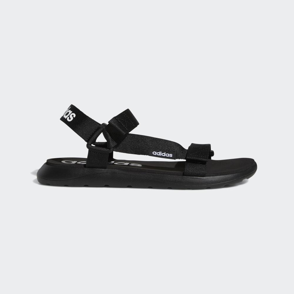 Sandale Adidas Comfort Barbati Romania - Negrii/Albi EG6514